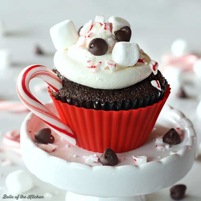 Hot Cocoa Cupcakes