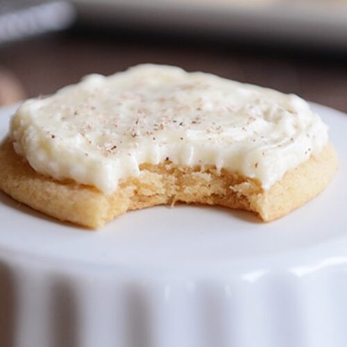 Eggnog Sugar Cookies