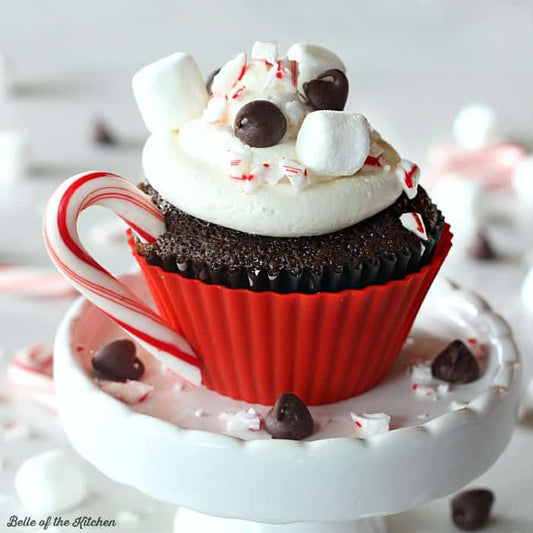 Hot Cocoa Cupcakes
